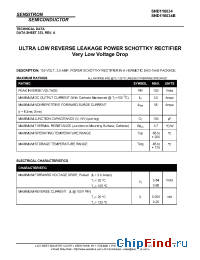 Datasheet SHD116034B manufacturer Sensitron