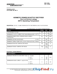 Datasheet SHD116234 manufacturer Sensitron