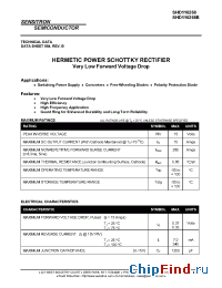 Datasheet SHD116268 manufacturer Sensitron