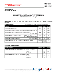 Datasheet SHD117234 manufacturer Sensitron