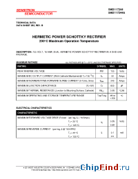 Datasheet SHD117244A manufacturer Sensitron