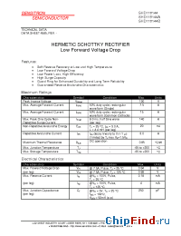 Datasheet SHD118144 manufacturer Sensitron