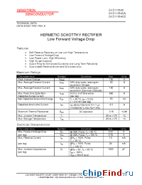 Datasheet SHD118545A manufacturer Sensitron