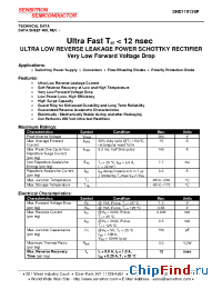 Datasheet SHD119136P manufacturer Sensitron