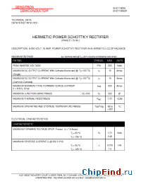 Datasheet SHD119236 manufacturer Sensitron