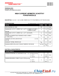 Datasheet SHD123611N manufacturer Sensitron