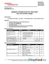 Datasheet SHD124122N manufacturer Sensitron