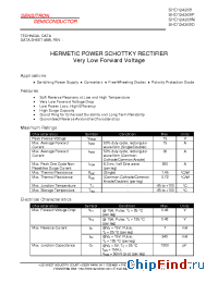 Datasheet SHD124268D manufacturer Sensitron