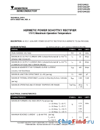 Datasheet SHD124422 manufacturer Sensitron