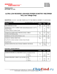 Datasheet SHD124436P manufacturer Sensitron