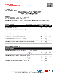 Datasheet SHD124522D manufacturer Sensitron