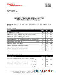 Datasheet SHD125068P manufacturer Sensitron