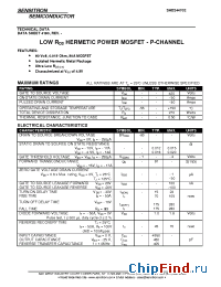 Datasheet SHD244702 manufacturer Sensitron