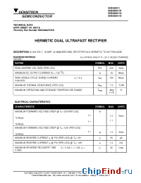 Datasheet SHD326211D manufacturer Sensitron