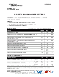 Datasheet SHD620052 manufacturer Sensitron