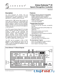 Datasheet 65-0087 manufacturer Sensory