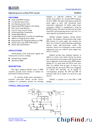 Datasheet SG6842J manufacturer System General