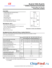 Datasheet 1N205G manufacturer Shanghai Lunsure