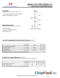 Datasheet BZX97/C24 manufacturer Shanghai Lunsure