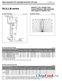 Datasheet GL5UR8 manufacturer SHARP