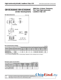 Datasheet GM1BC55200AC manufacturer SHARP