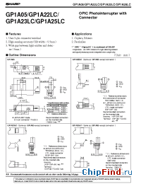 Datasheet GP1A23LC manufacturer SHARP