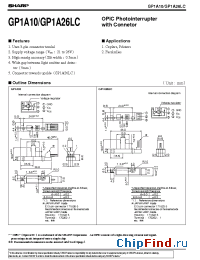 Datasheet GP1A26LC manufacturer SHARP