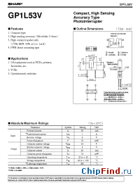 Datasheet GP1L53V manufacturer SHARP
