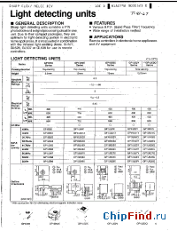 Datasheet GP1U502X manufacturer SHARP