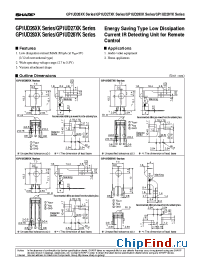 Datasheet GP1UD270XK manufacturer SHARP