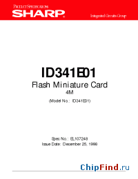 Datasheet ID341E01 manufacturer SHARP