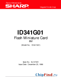 Datasheet ID341G01 manufacturer SHARP