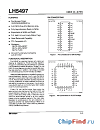 Datasheet LH5497-65 manufacturer SHARP