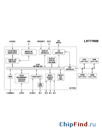 Datasheet LH77790B manufacturer SHARP