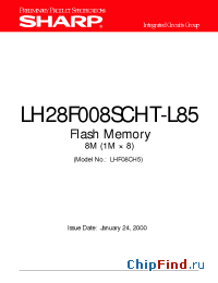 Datasheet LHF08CH5 manufacturer SHARP