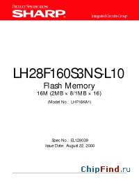 Datasheet LHF16KA1 manufacturer SHARP