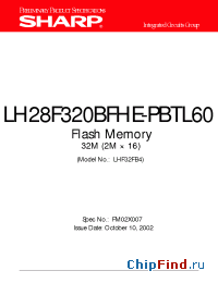 Datasheet LHF32FB4 manufacturer SHARP