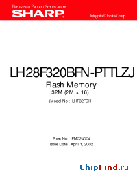 Datasheet LHF32FDH manufacturer SHARP