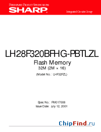 Datasheet LHF32FZL manufacturer SHARP