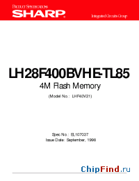 Datasheet LHF40V21 manufacturer SHARP