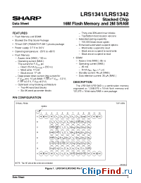 Datasheet LRS1342 manufacturer SHARP