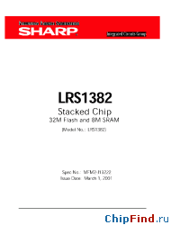 Datasheet LRS1382 manufacturer SHARP