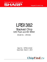 Datasheet LRS1382E manufacturer SHARP