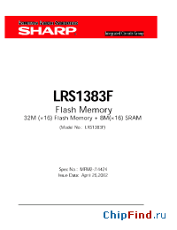 Datasheet LRS1383F manufacturer SHARP