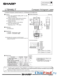 Datasheet LT0H49L manufacturer SHARP