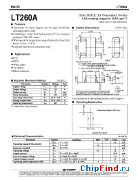 Datasheet LT260A manufacturer SHARP