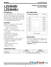 Datasheet LZ2364BJ manufacturer SHARP