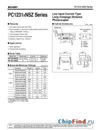 Datasheet PC12311NSZ manufacturer SHARP