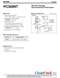 Datasheet PC355 manufacturer SHARP