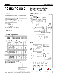 Datasheet PC3H2A manufacturer SHARP